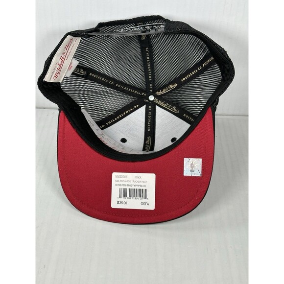 Mitchell & Ness Miami Heat NBA Recharge Adjustable Snapback Hat Cap NWT - Picture 5 of 5